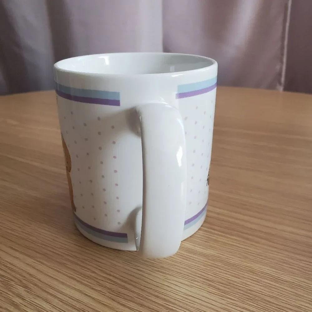 Vintage‎ Schmid Gordon Fraser Easter bunny teddy bear coffee mug